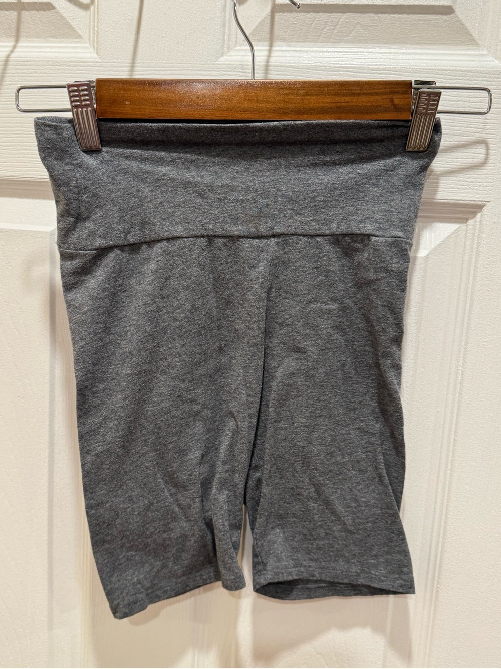BOZZOLO High-Waist Gray Women's Bike Shorts
